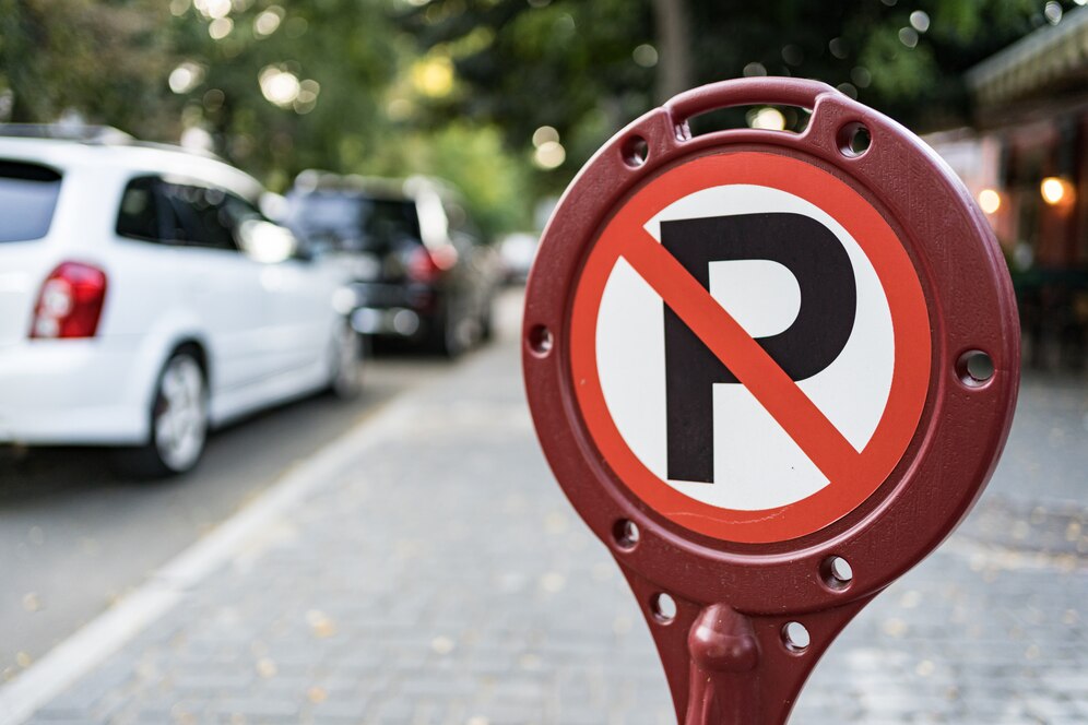 No Parking boards in Pune 